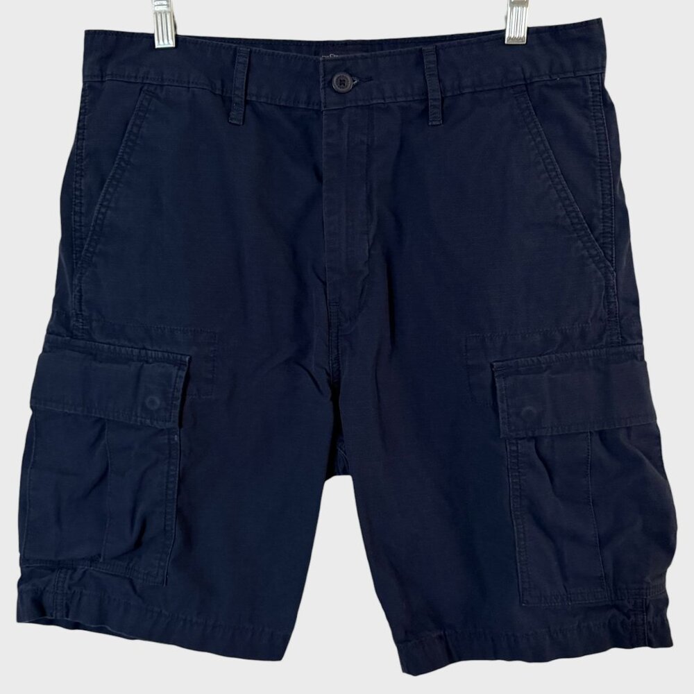 Levi's Carrier Utility 9.5'' Cargo Shorts Navy Blue Men's Size 33 100% Cotton